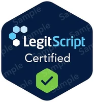 LegitScript Certified healthcare provider verification badge